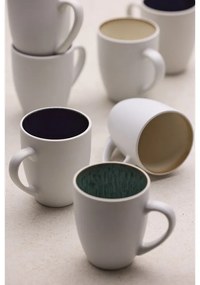 Biało-zielony kubek ceramiczny 300 ml Gastro White/Green – Bitz