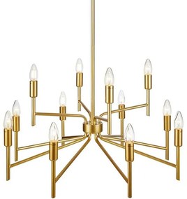 Lampa wisząca w kolorze złota z 12 kloszami Markslöjd Regent
