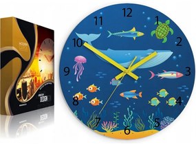 Zegar na ścianę cichy do pokoju dziecięcego akrylowy nowoczesny dekoracyjny