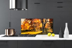 Panel Szklany Złota Jesień w Lesie