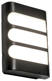 Nowoczesna lampa ścienna czarna w tym LED IP44 - Gaev