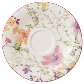 Porcelanowy spodek z motywem kwiatów Villeroy &amp; Boch Mariefleur Tea, ⌀ 16 cm