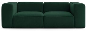 Ciemnozielona sofa 255 cm Zephyr – Bobochic Paris