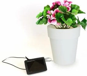 Oświetlenie solarne - doniczka ze zmianą koloru - 3 szt