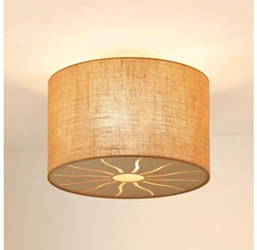 Brilagi - Lampa sufitowa COUNTRY ROLLER 1xE27/15W/230V pr. 50 cm beżowa