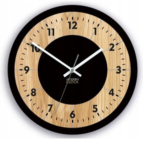 Zegar na ścianę nowoczesny efektowny okrągły cichy do kuchni salonu pokoju