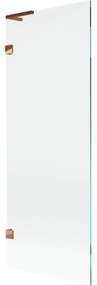 Mexen Lunar L parawan nawannowy 1-skrzydłowy 70 x 150 cm, transparent, różowe złoto - 897L-070-000-60-00