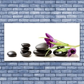 Obraz canvas Pierwsze Krokusy w Akwareli