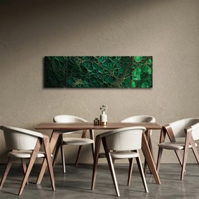 Obraz - Zielony mikroskopowy obraz (170x50 cm)