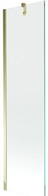 Mexen Next parawan nawannowy 1-skrzydłowy 50 x 150 cm, transparent, złoty - 895-050-000-00-00-50