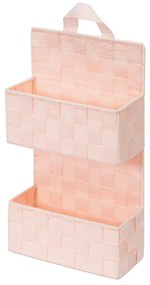 Jasnoróżowy 2-poziomowy koszykwiszący Compactor Bristol