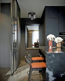 Lampa ze szklanymi kloszami beżowa B8-E78