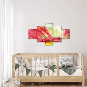 Obraz abstrakcji - malarstwo (125x70 cm)