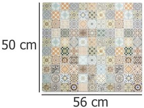 Szklana płyta ochronna na kuchenkę MOZAIKA, duża, ZELLER