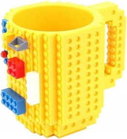 KUBEK KLOCKOWY DUŻY 350ML + KLOCKOWY CYFROWY ZEGAREK DLA DZIECKA REGULOWANY