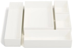 Kartonowe organizery do szuflady zestaw 5 szt. Emma Paper Laminate – Bigso