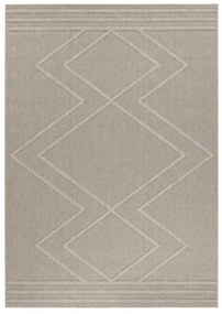 Dywan zewnętrzny sznurkowy Patara Aztecki beżowy 120 cm x 170 cm