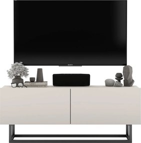 Dwudrzwiowa szafka RTV na płozach Enjoy 120 cm, kolor kaszmir mat