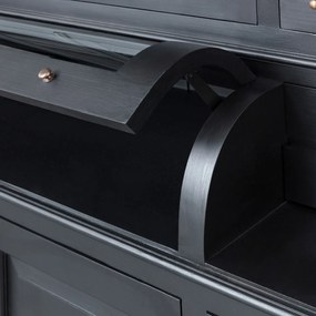 Kredens Brighton 204x56x217cm black