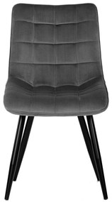 Zestaw krzeseł do jadalni CT-384 GREY4, 4 szt.