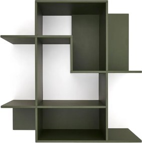 Zielony modułowy system półek 80x80x25 cm Ina – Kave Home