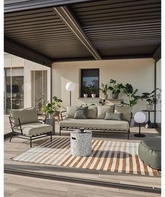 Beżowa sofa ogrodowa z metalową konstrukcją Kave Home Mareluz