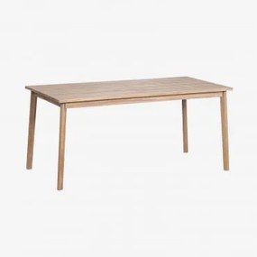 Prostokątny Stół Ogrodowy Z Drewna Akacjowego Kaela Jasny Akacjowy Brąz & 180 X 90 Cm - Sklum