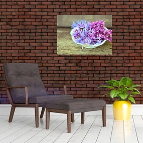 Obraz - fioletowa roślina (70x50 cm)
