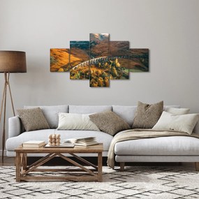 Obraz mostu w szkockiej dolinie (125x70 cm)