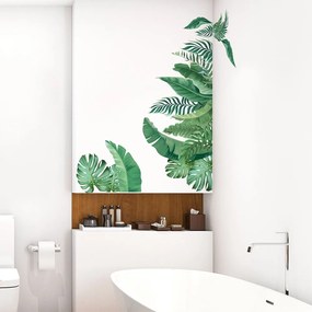 Naklejka na ścianę 60x90 cm Tropical Leaves – Ambiance