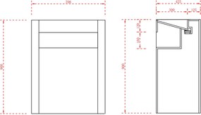 Umywalka stojąca narożna TWZ70