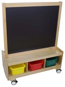 Dwustronna tablica kredowa i magnetyczna do pisania masterkidz
