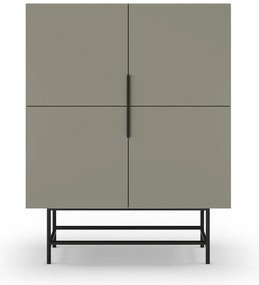 Zielonoszara szafka 100x128 cm Eldia – Marckeric