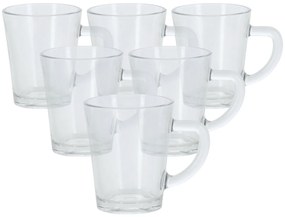 EH 6-częściowy zestaw szklanych filiżanek do espresso, 70 ml