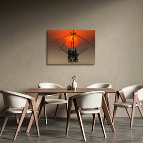 Obraz - Wschód słońca, jezioro Pakpra (70x50 cm)