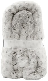 Szarobeżowy koc ze sztucznego futra 220x240 cm Alaska – douceur d'intérieur