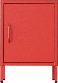 Metalowa szafka nocna Modern Mia czerwona