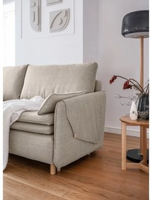 Beżowa rozkładana sofa 207 cm Simon – Miuform