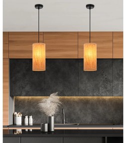 Naturalna lampa wisząca ø 12 cm Aragona – Candellux Lighting