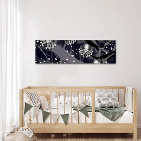 Obraz - Diamenty w pomieszczeniu (170x50 cm)