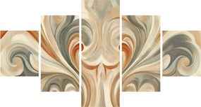 Obraz - Wiry w ziemistych barwach (125x70 cm)