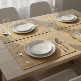 Podkładka pod Talerz Złota z Wzorem Mata na Stół 33x45 cm Dekoracyjna