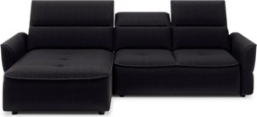 Narożnik MURILLO S Mini z elektryczną regulacją siedziska Lewostronny w tkaninie VOGUE 18 WERSAL