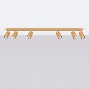 Lampa sufitowa w kolorze złota 6,5x117 cm Gleam – Nice Lamps