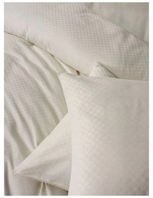 Beżowa pościel jednoosobowa z bawełny renforcé 140x200 cm Checkered – Mila Home Luxury