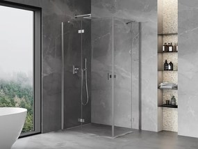 Mexen Mist-H Duo kabina prysznicowa uchylna lewa 105 x 70 cm, transparent, chrom - 8A5-105L-070P-01-00