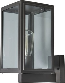 Industrialna lampa ścienna szara IP44 - Sutton Up