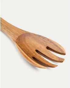 Drewniany sztućce do sałatek Zairin – Kave Home