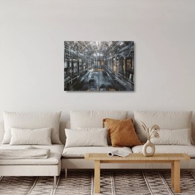 Obraz na szkle wnętrza starego budynku (70x50 cm)