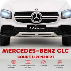 AIYAPLAY Elektryczny samochód dla dzieci, 12V samochód dla dzieci z pilotem, światła LED, muzyka, 3 prędkości, 3-6 lat, Biały | Aosom PL